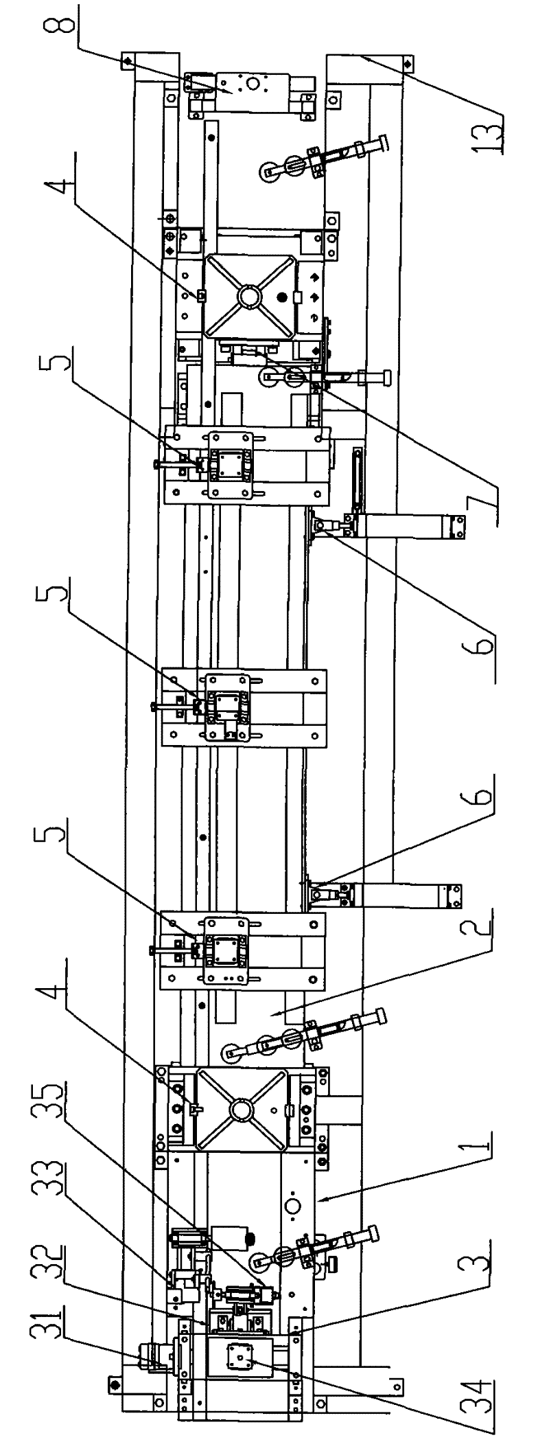 Full-automatic infinitely-long finger jointing machine