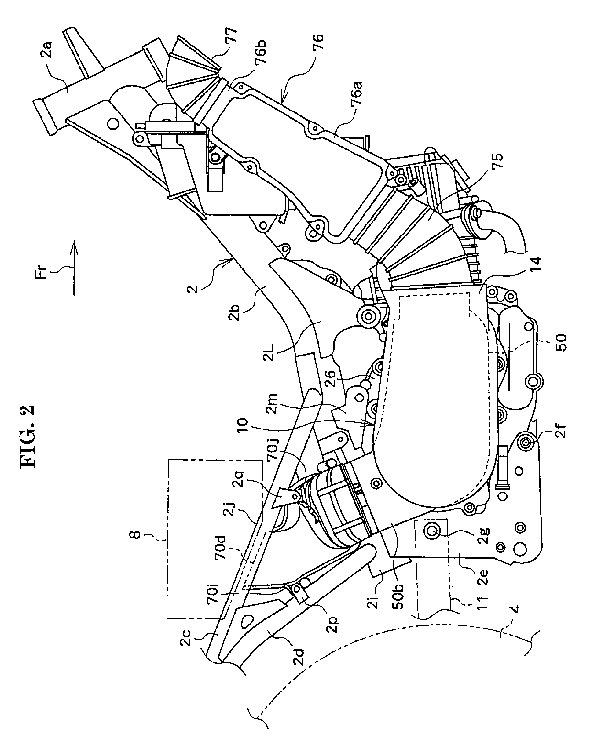 Straddle type vehicle including air exhaust duct for continuously variable transmission
