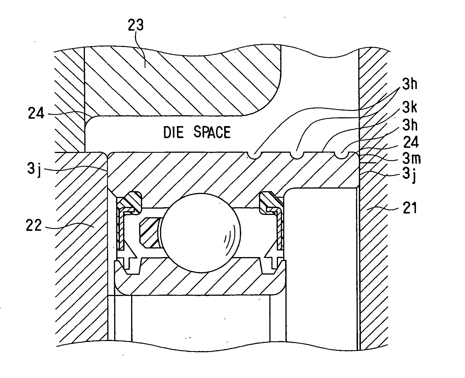 Method for manufacturing rotator with bearing