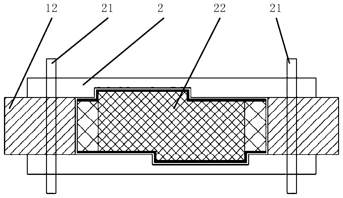 Spinous process vertebral plate replantation internal fixing device