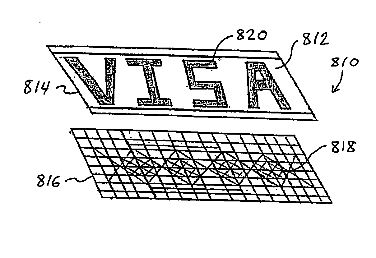 Multi-account card with magnetic stripe data and electronic ink display being changeable to correspond to a selected account
