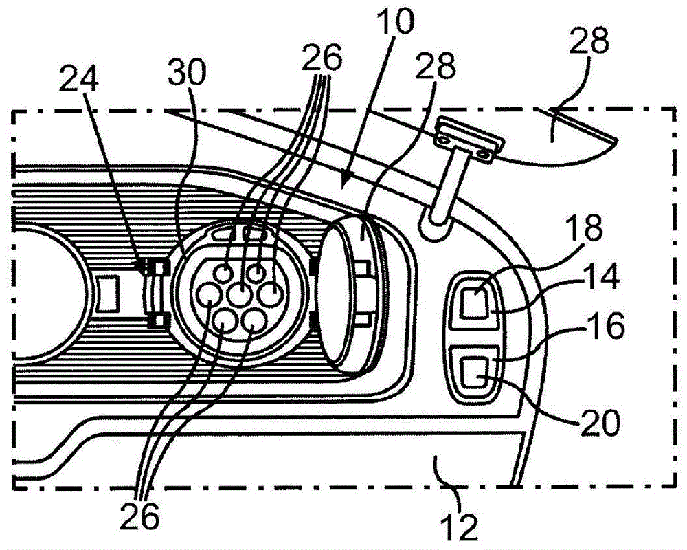 Coupling device for an electrical system of a vehicle and method for operating the coupling device with a radio key