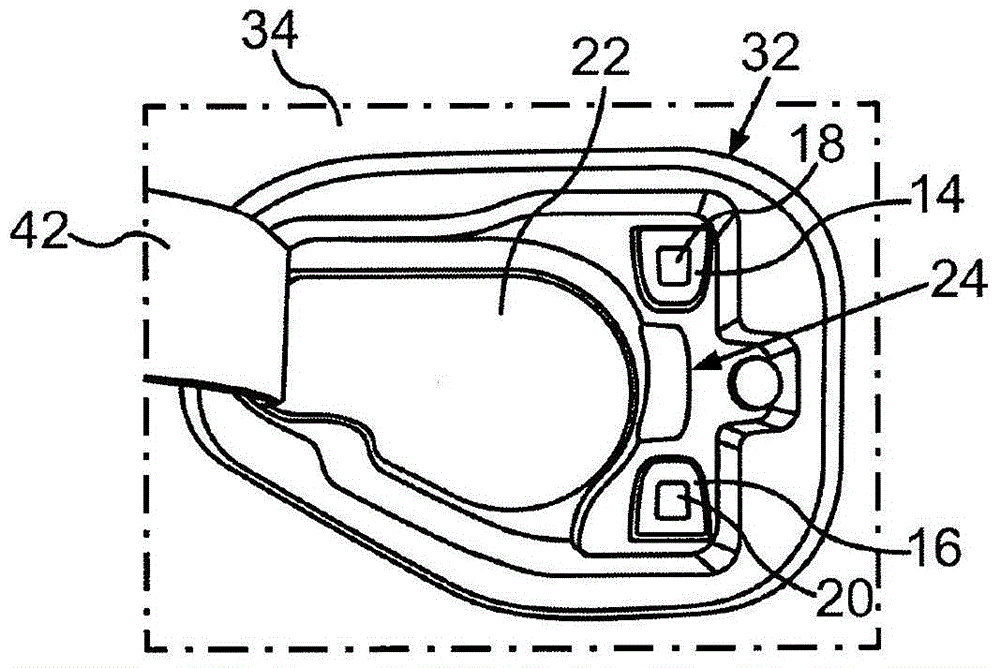 Coupling device for an electrical system of a vehicle and method for operating the coupling device with a radio key