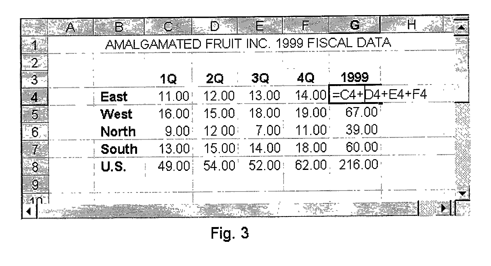 System and method for calculation using multi-field columns with modifiable field order