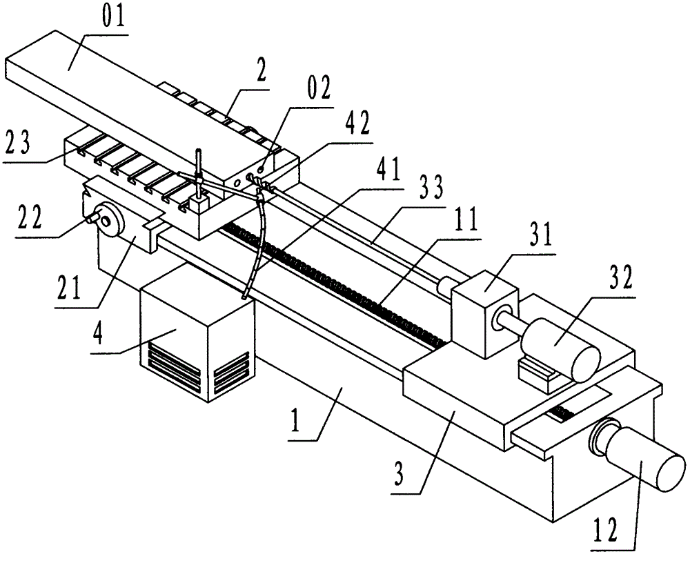 Simple device for expanding deep holes and cooling and chip removal method