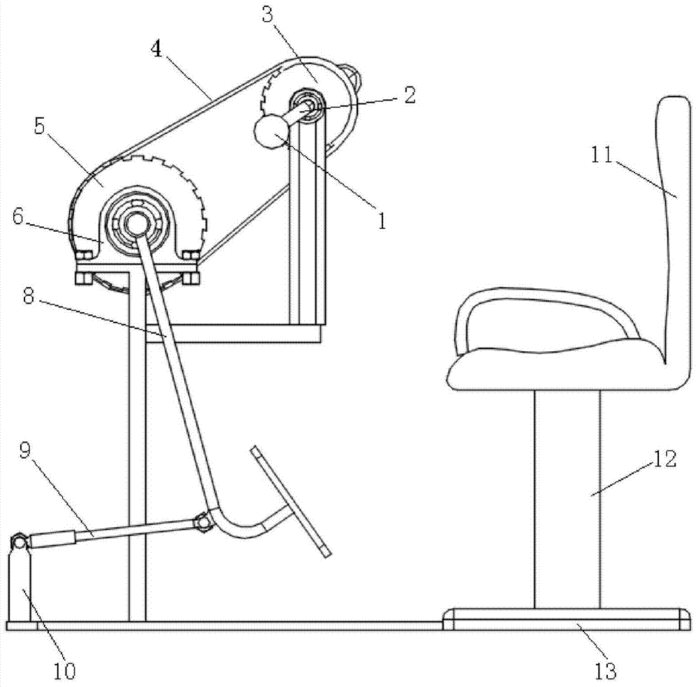 Active and passive synchronous rehabilitation training machine for upper limbs and lower limbs