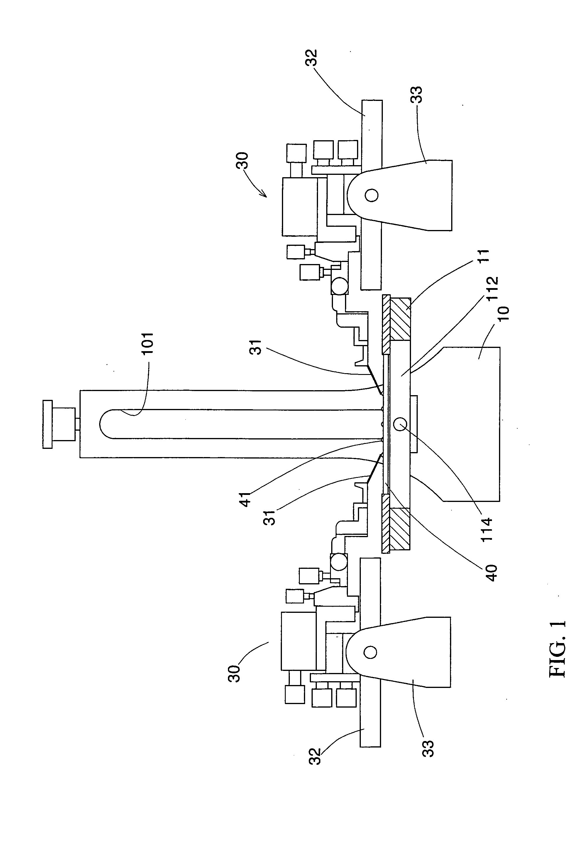 Double-faced detecting devices for an electronic substrate