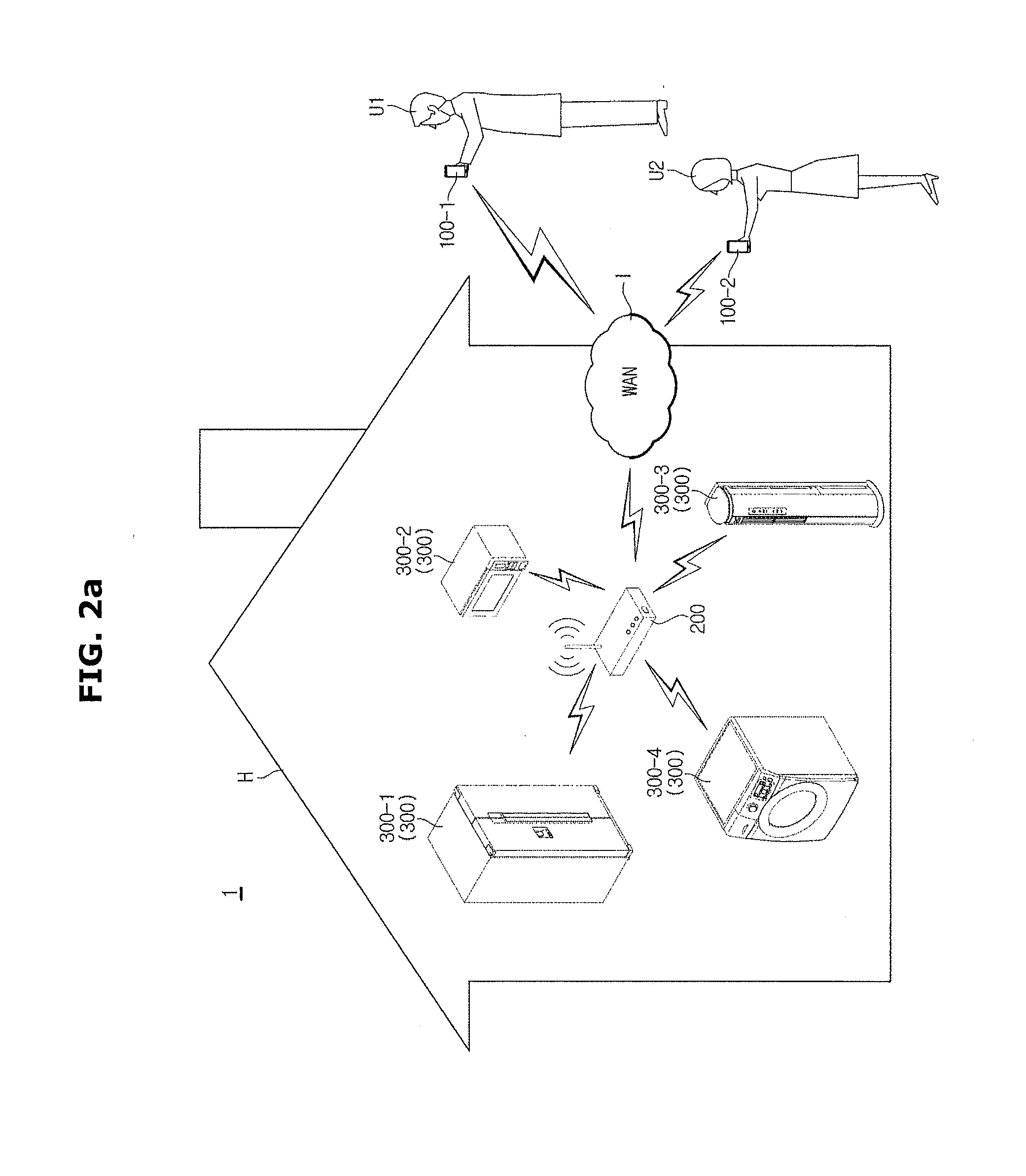 Home appliance and home network system using the same
