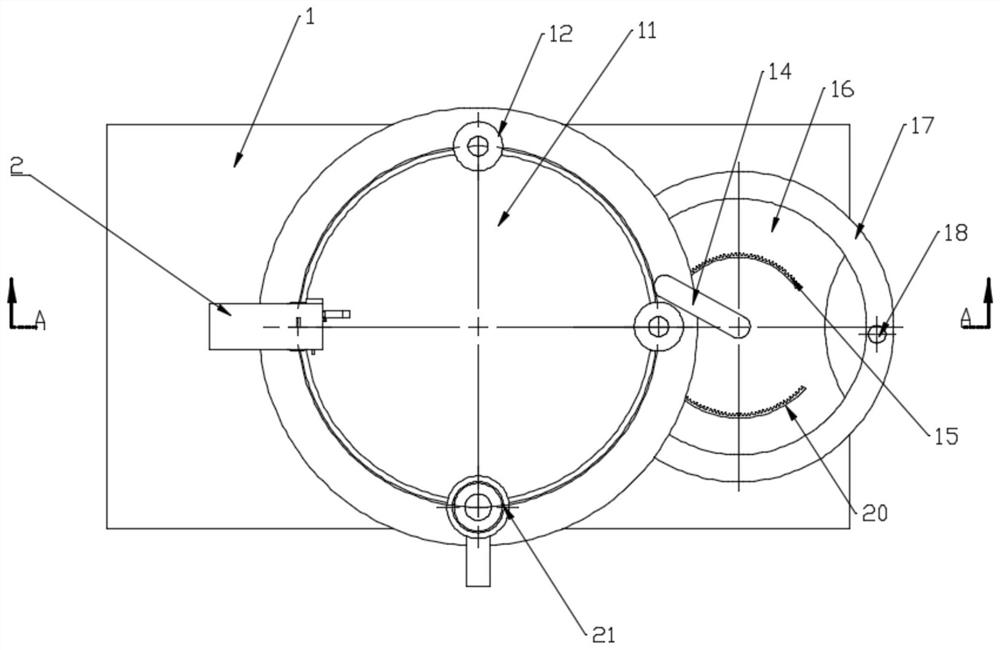 Double-row angular contact ball bearing axial clearance measuring device and method