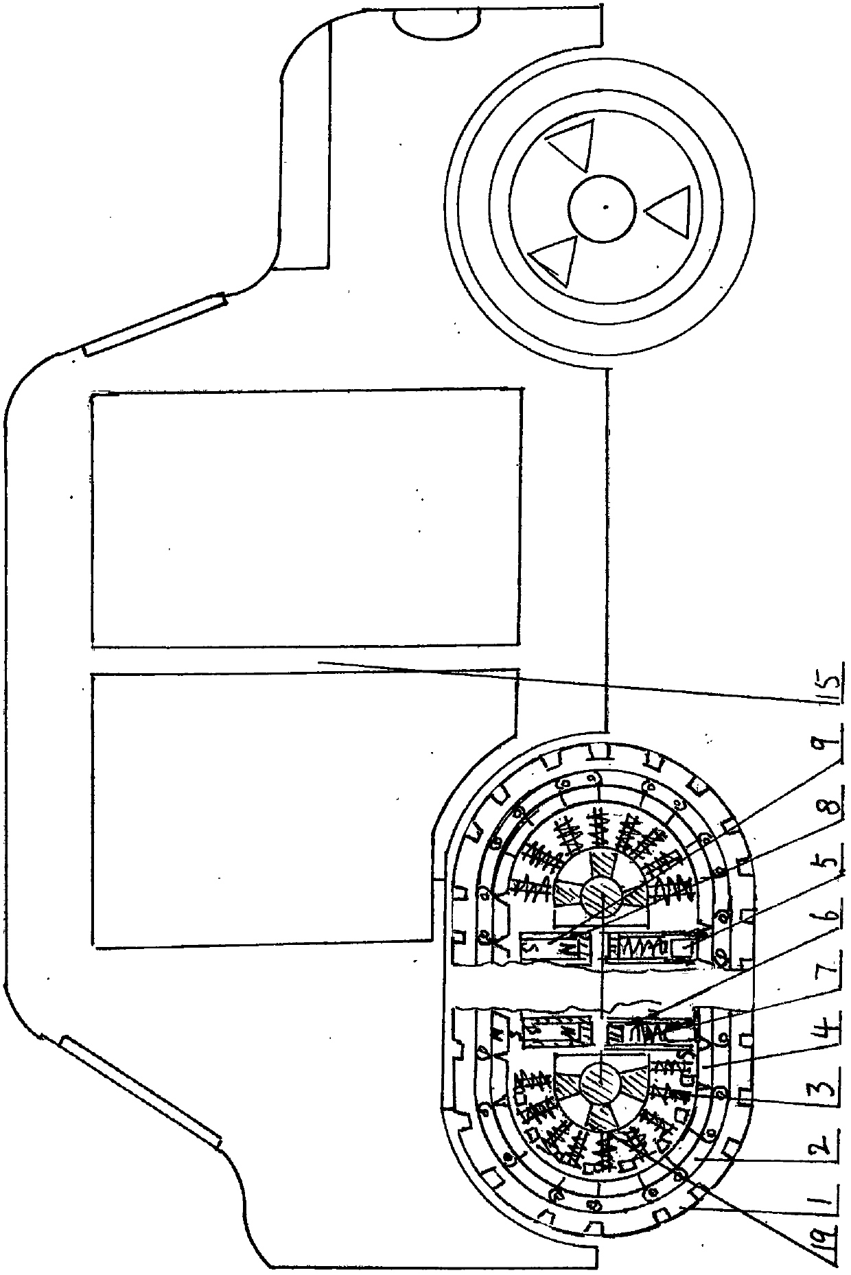 Track-type transportation movement tool