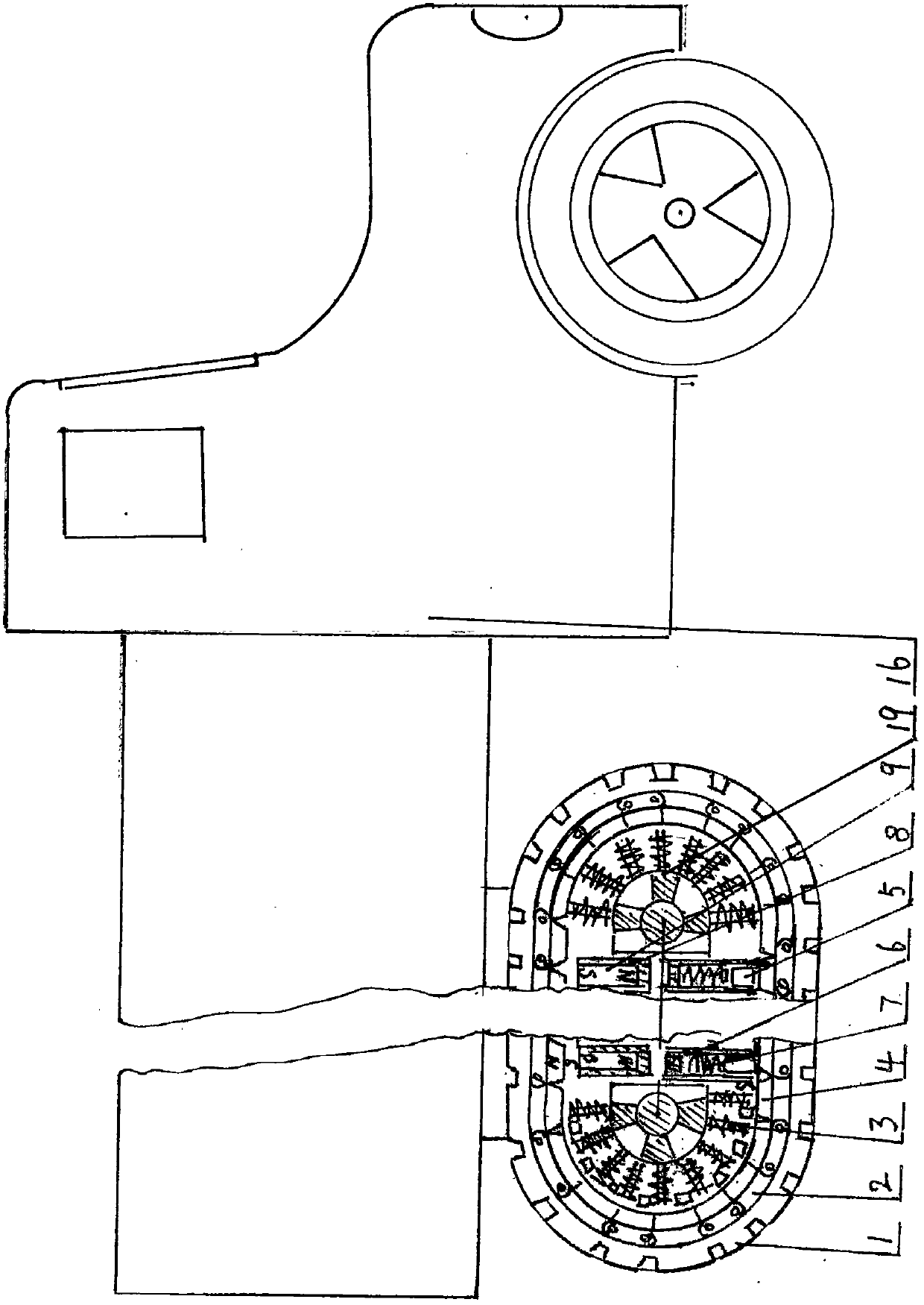 Track-type transportation movement tool