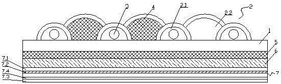 Dry and comfortable anti-radiation fabric