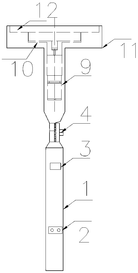 Installation rod for physical ID mark of power distribution equipment