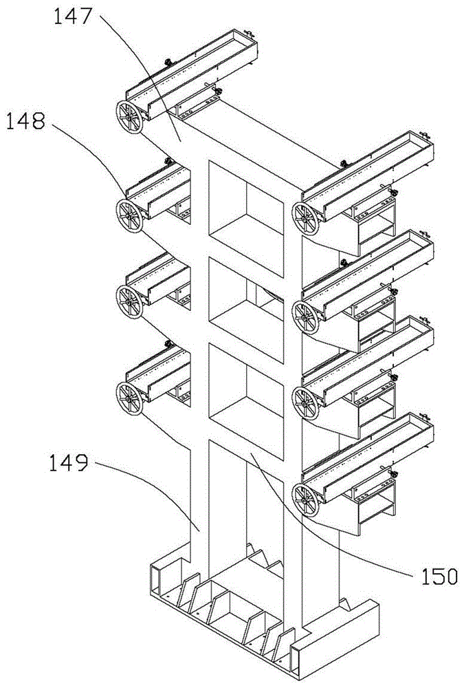 Fixed positioning device for rear parts of aircraft products