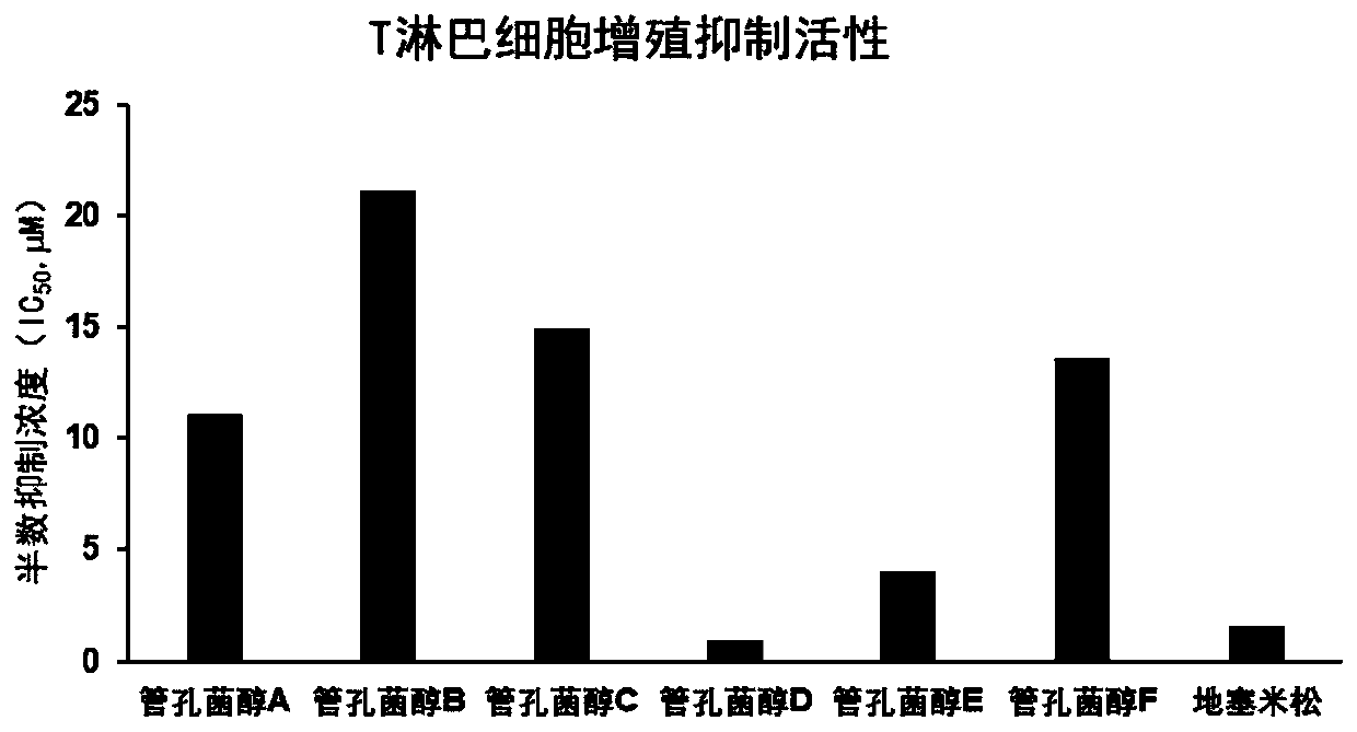 Application of class of norditerpenoid compounds Guankongjunchun derived from pitoporus betulinus