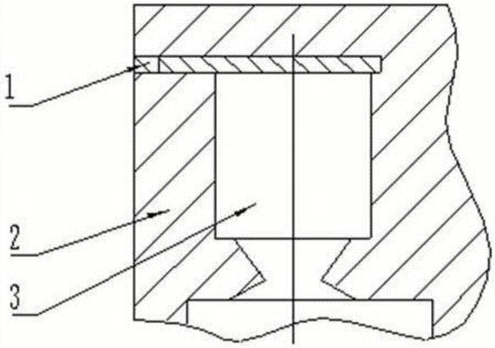 Sand core with blind riser