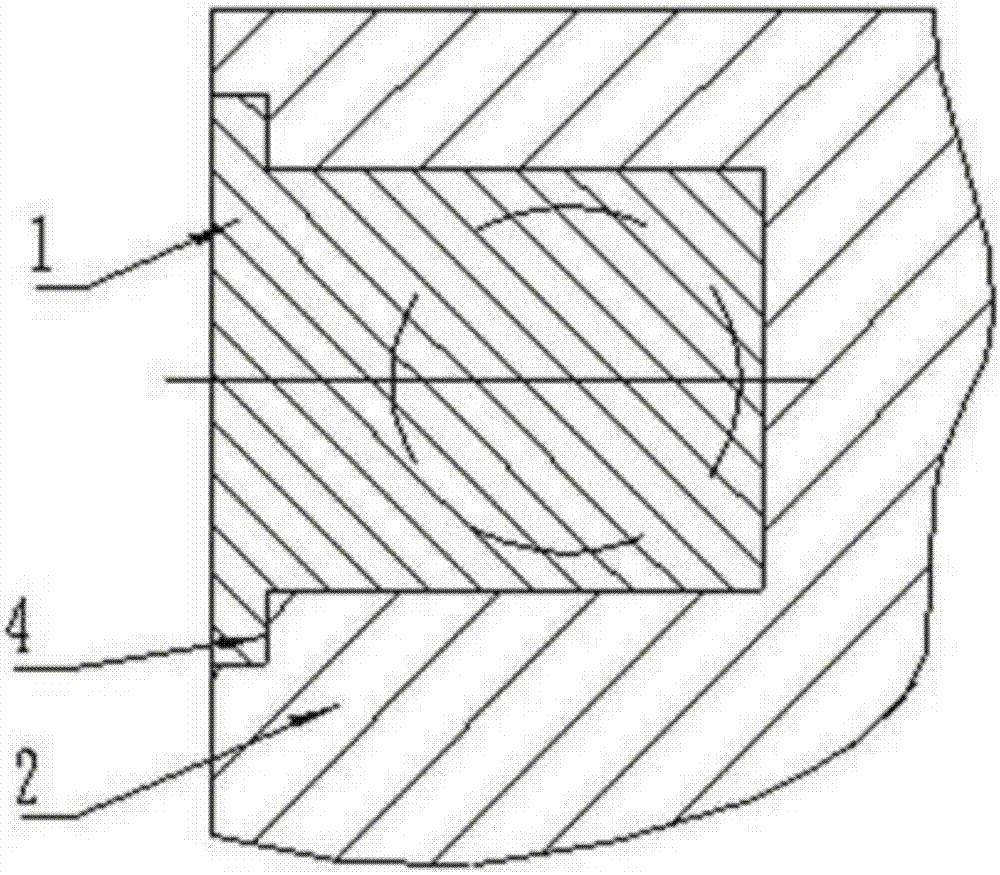 Sand core with blind riser