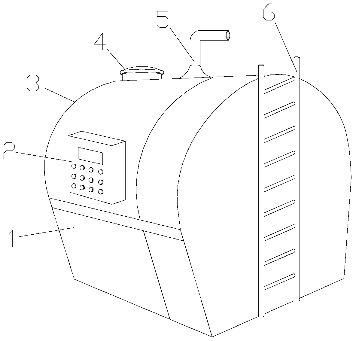 Microorganism sterilizing and optimizing device for milk beer fermentation