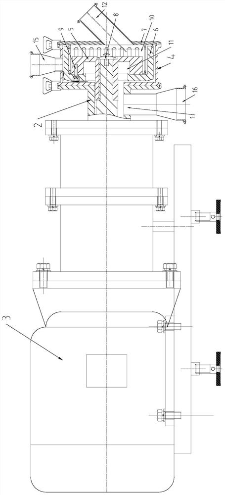 A double-layer rotor for powder-liquid integrated conveying pump