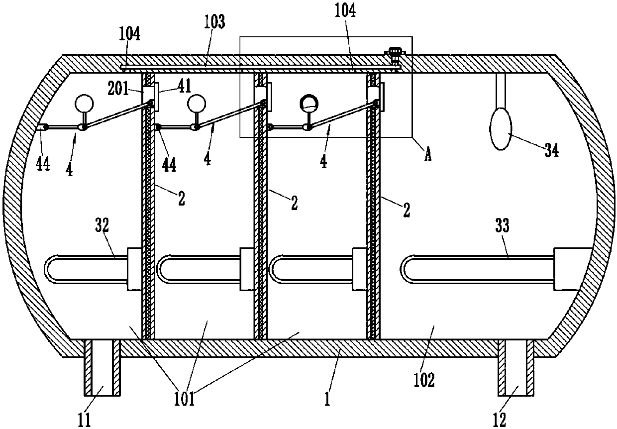 Water heater capable of performing layered water heating