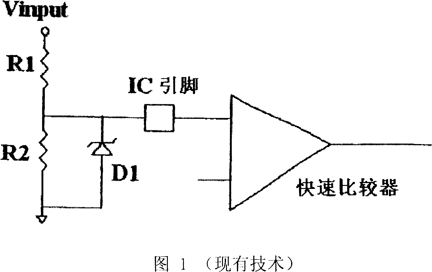 Input voltage sensing circuit