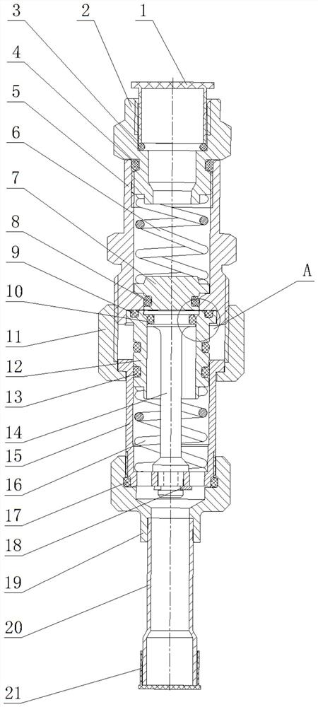 Household air conditioner quick connector assembly