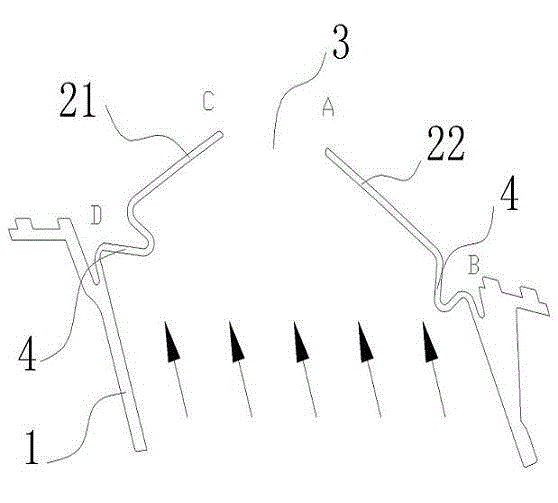 Airbag exploding and turning structure