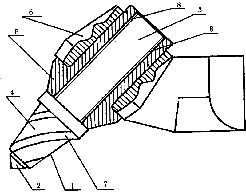 Pickaxe-shaped pick