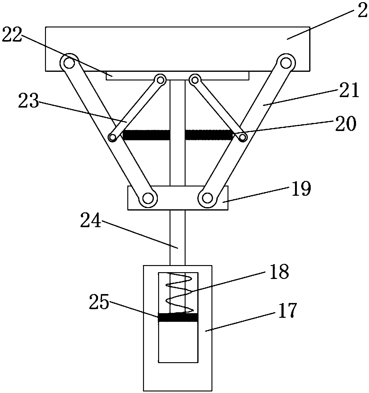 Swinging life test device