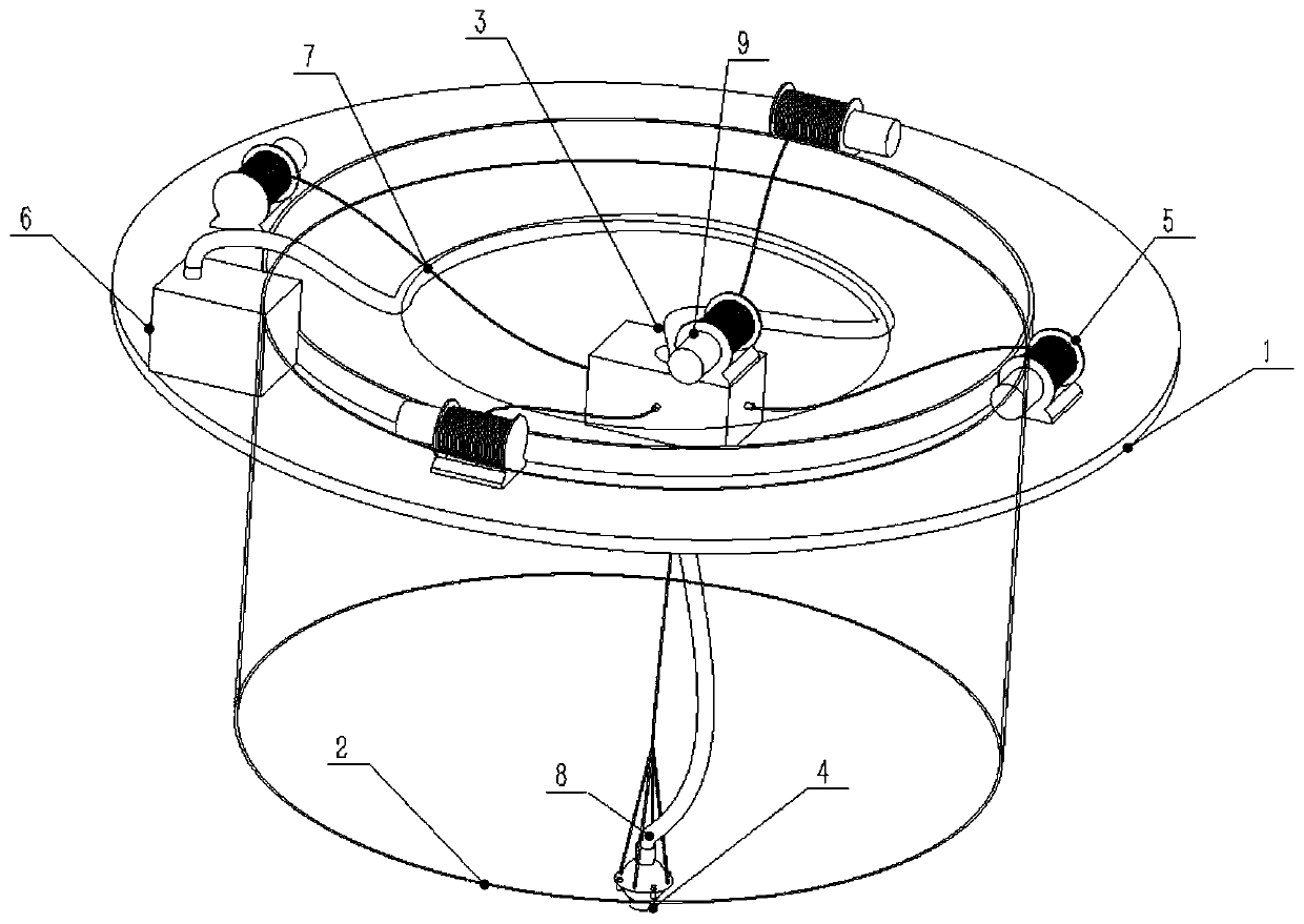 Net cage trash removal system