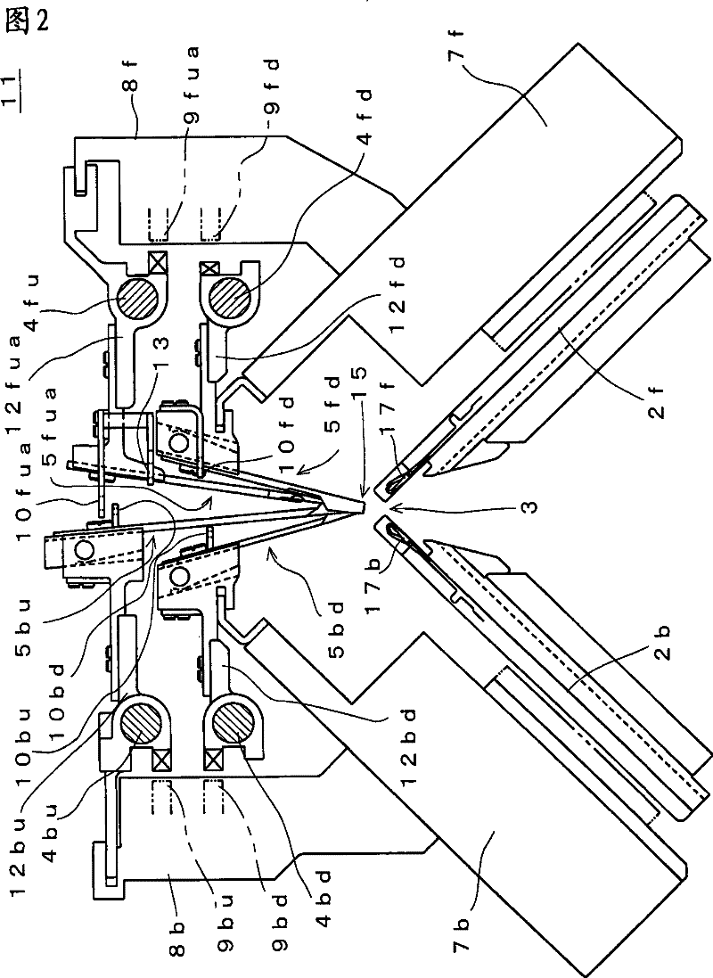 Retreating method for knitting yarn and flat knitting machine