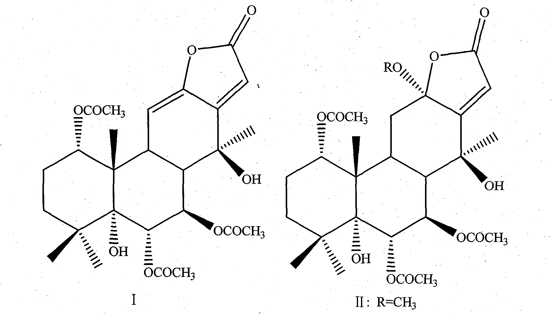 Three cassane type diterpenoid lactone compounds with activity against plasmodium falciparum