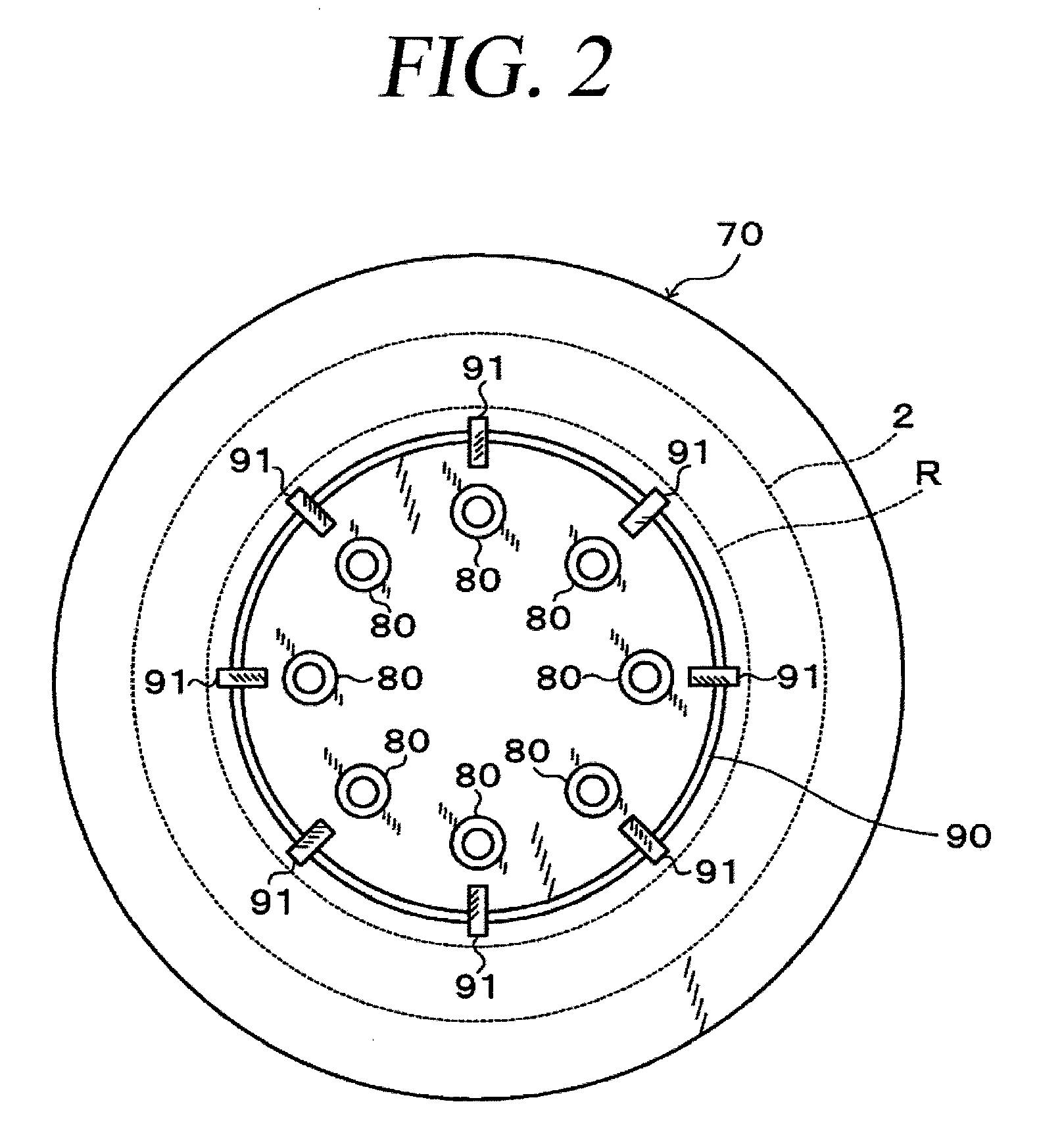 Probe device and method of regulating contact pressure between object to be inspected and probe
