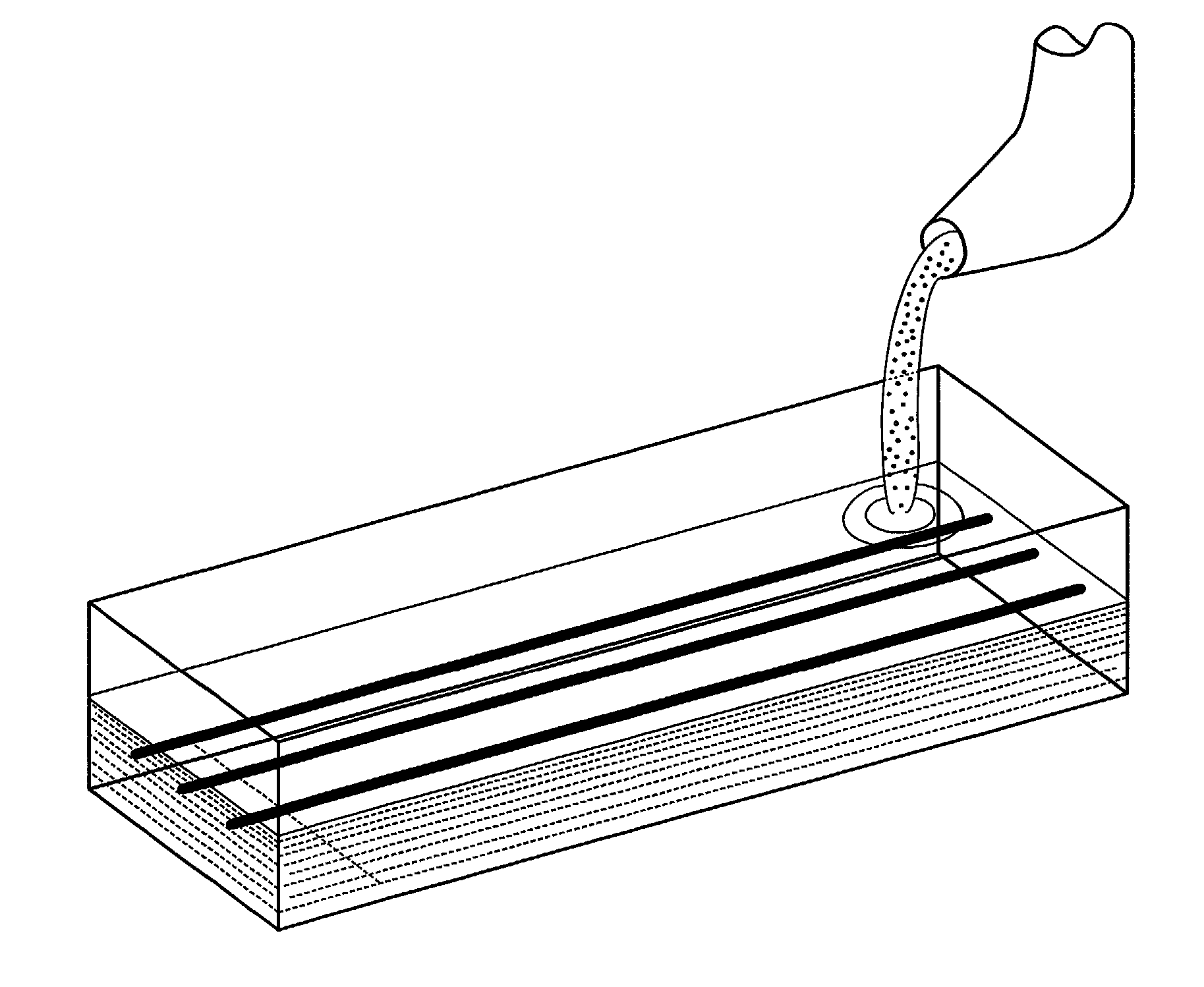 Microarray channel devices produced by a block mold process