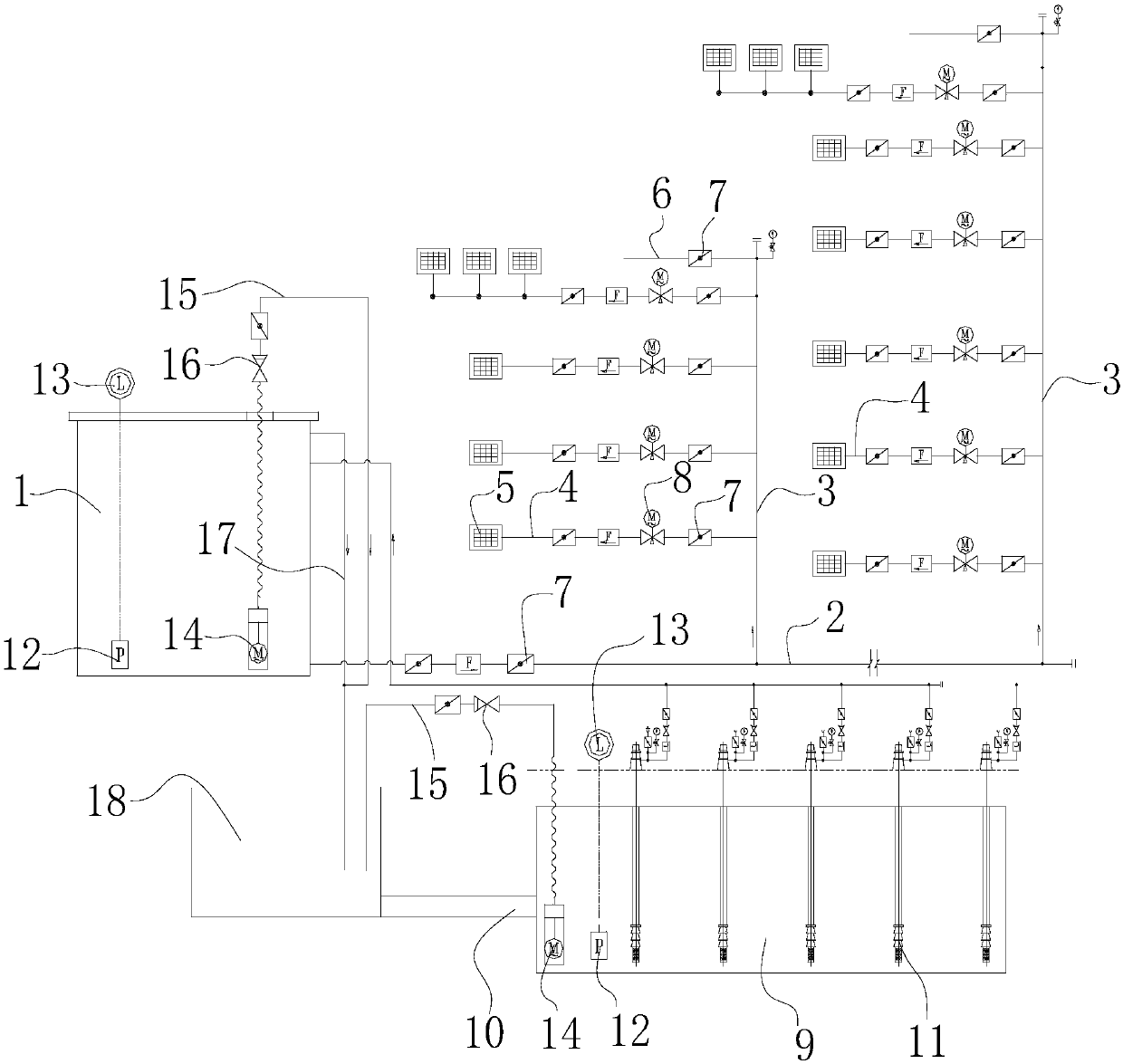 Fishway inlet water supplementing system