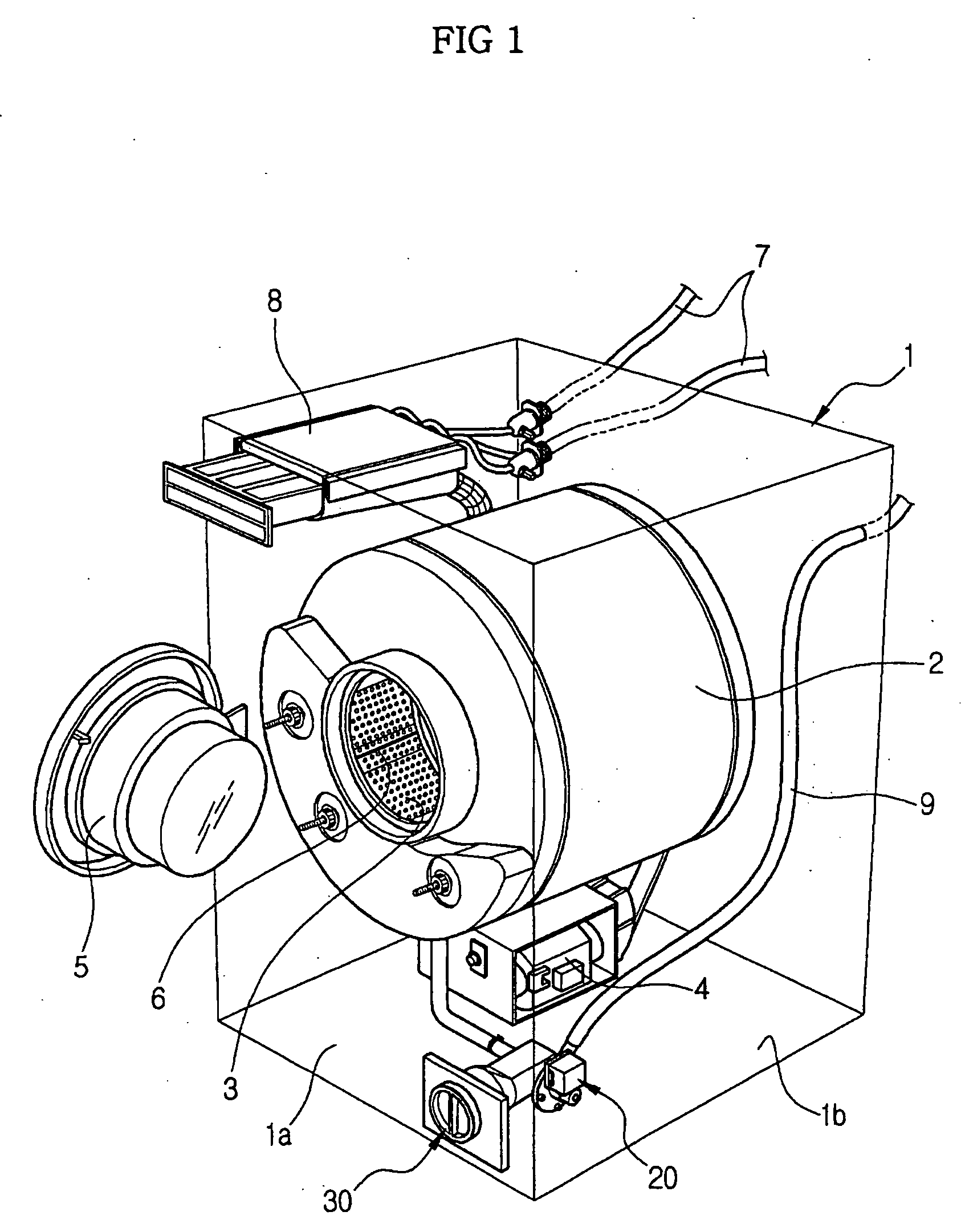 Washing machine having drain casing