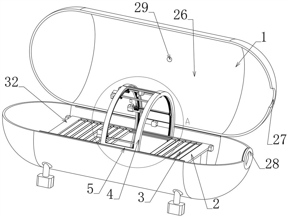 Ultrasonic calculus breaking accurate positioning device