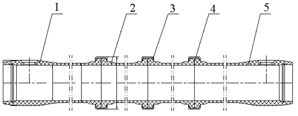 Hoop connection split-type membrane shell