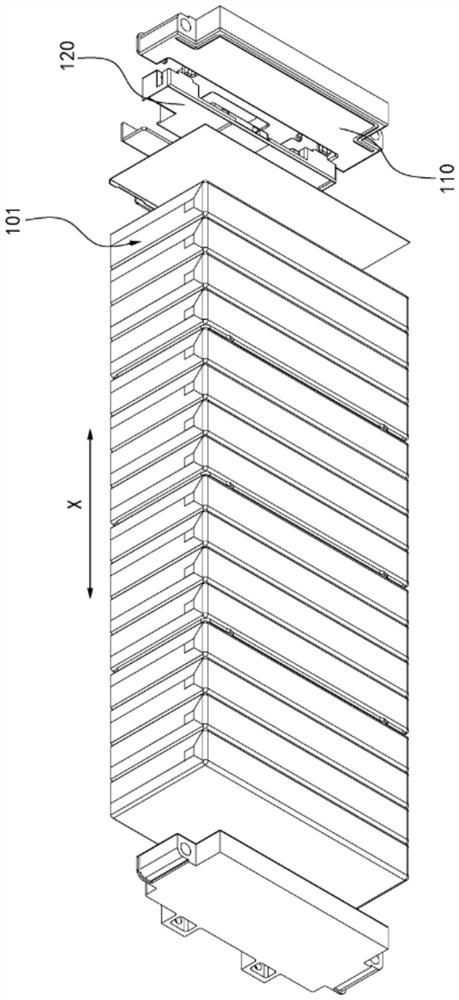 Battery pile, battery module and battery pack