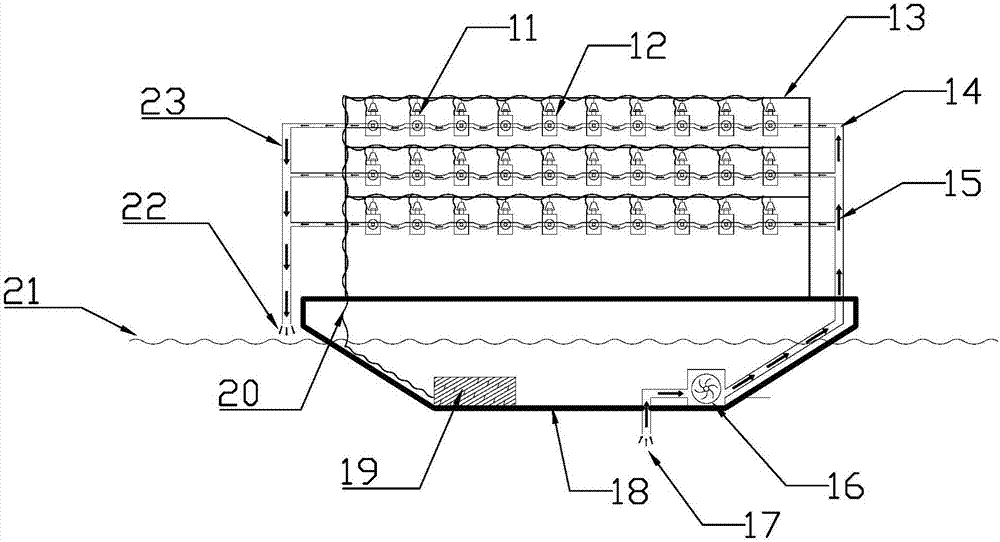 Photothermoelectric integrated LED fishing lamp