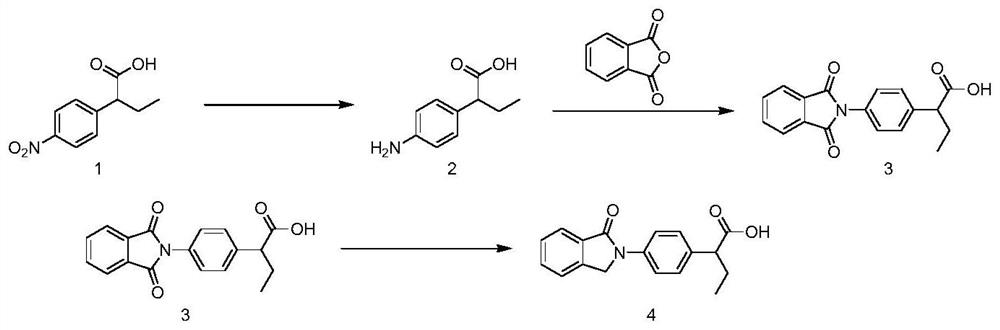 Method for preparing indobufen