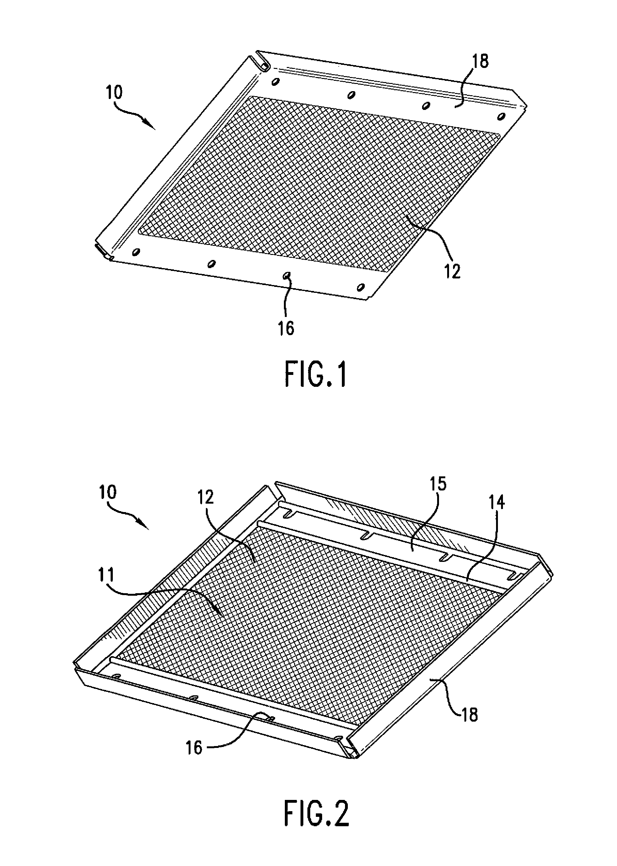 RF Screen Assembly for Microwave Powered UV Lamps