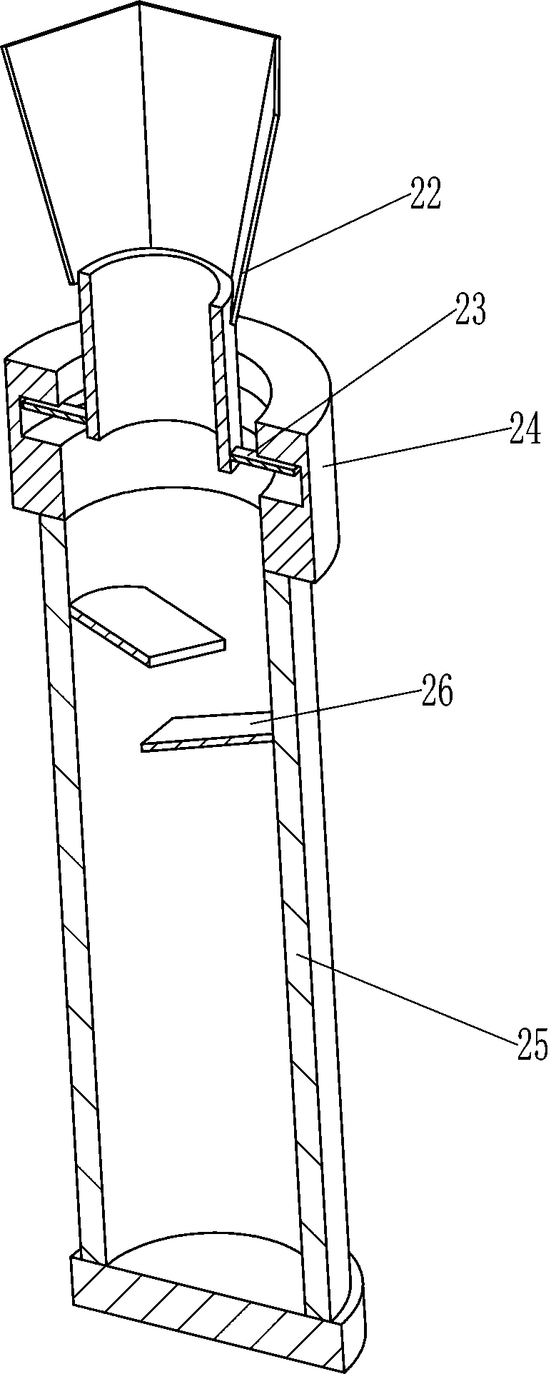 Integrated quail egg shelling separator