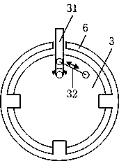 Second baffle and nostril lighting device with same