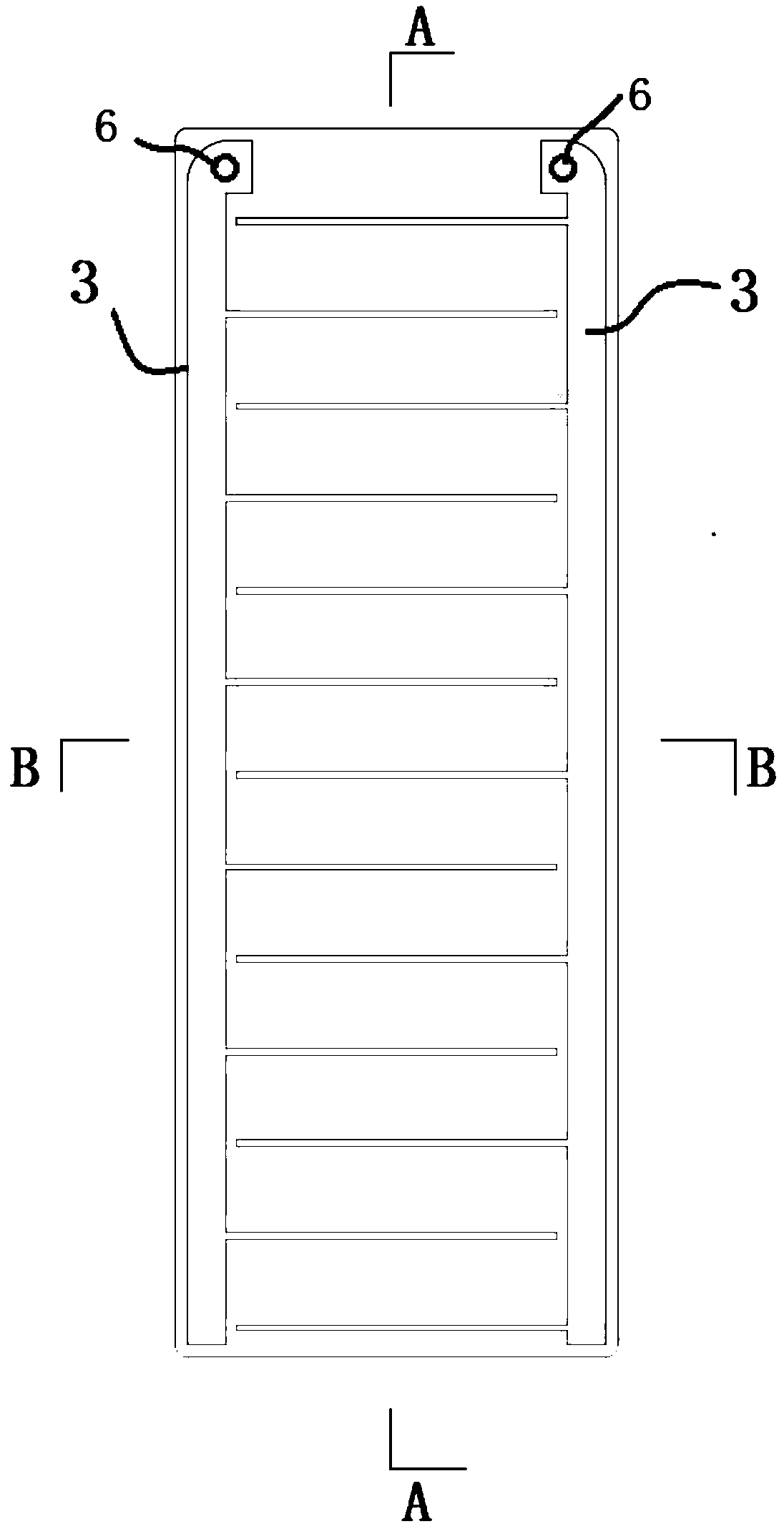 Electrothermal film external lead device, and electrothermal film with external lead device