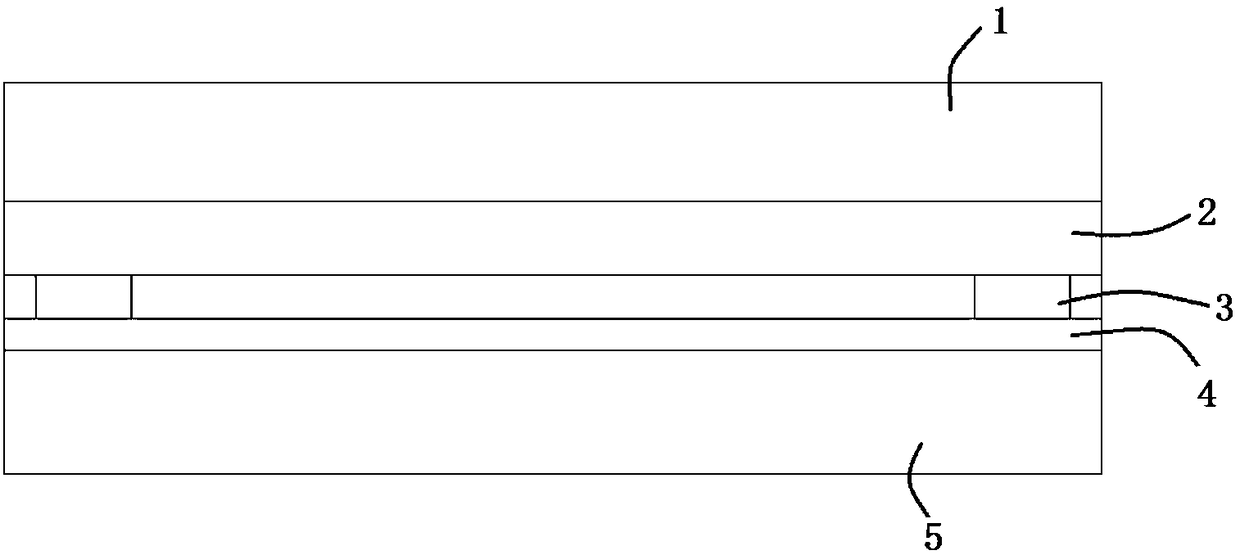 Electrothermal film external lead device, and electrothermal film with external lead device