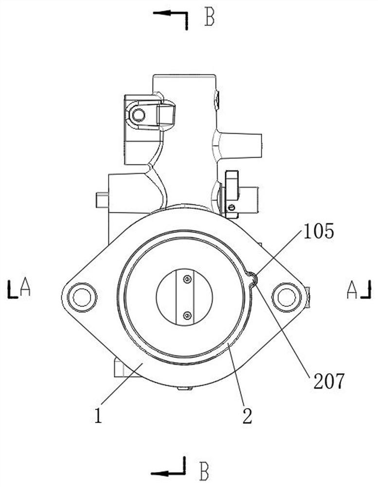 Fuel gas mixer structure