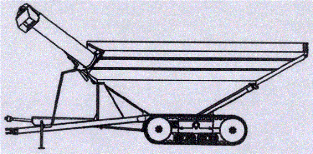 Grain cart with driving capability