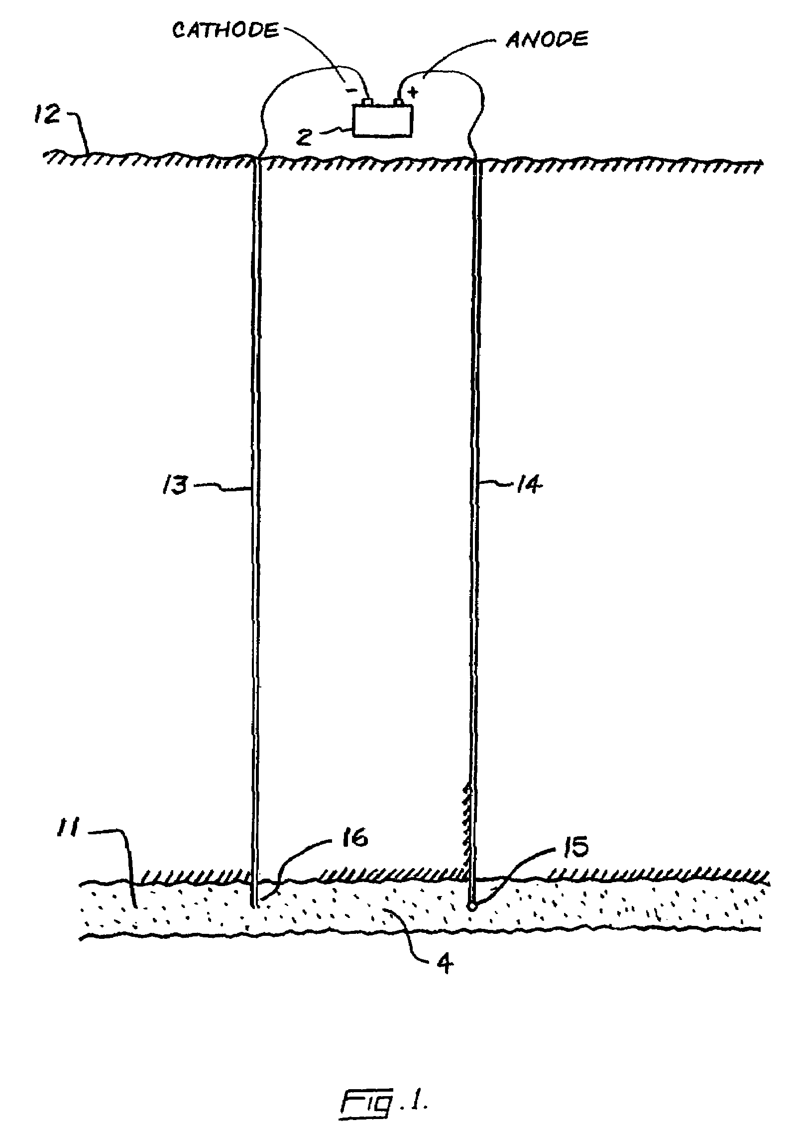 Method for enhancing oil production using electricity