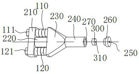 Ultrasonic vibrator for metal drawing and drawing mechanism
